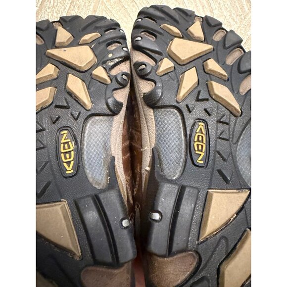 KEEN Men’s Waterproof Hiking Shoes Size 8.5 Brown Leather Trail / Outdoor Shoes main image 9